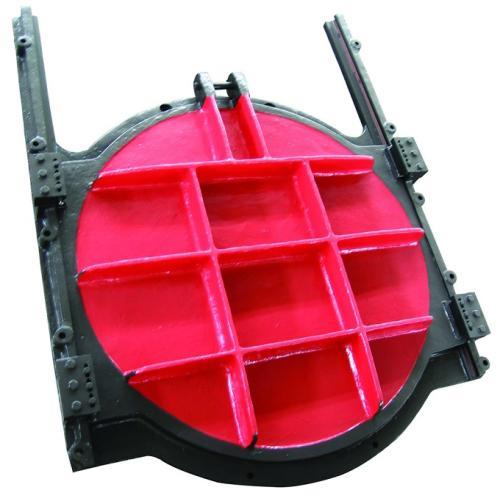 鑄鐵鑲銅圓閘門 鑄鐵鑲銅圓閘門